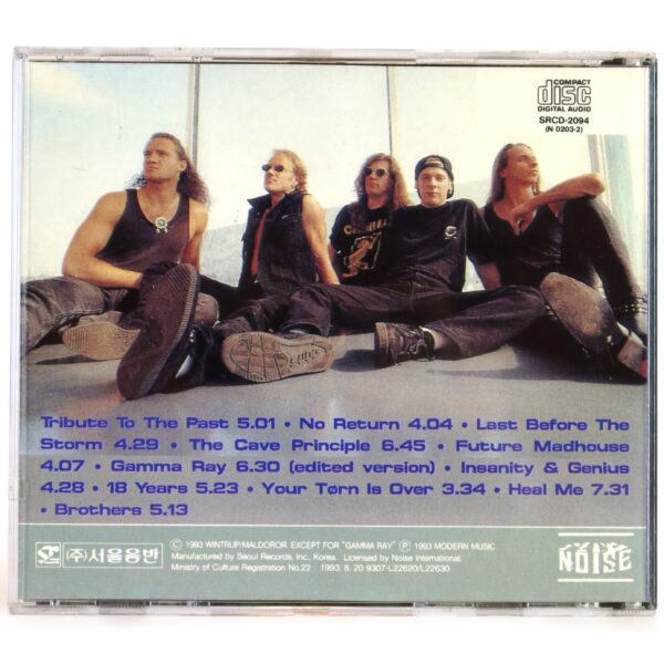Gamma Ray - Insanity And Genius Korean Album CD Korea