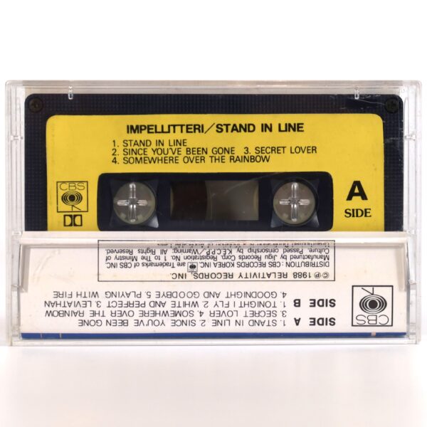 Impellitteri - Stand In Line Korean Album Cassette Tape Korea