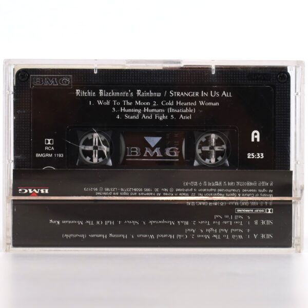 Ritchie Blackmore's Rainbow - Stranger In Us All Album Cassette Tape Korea