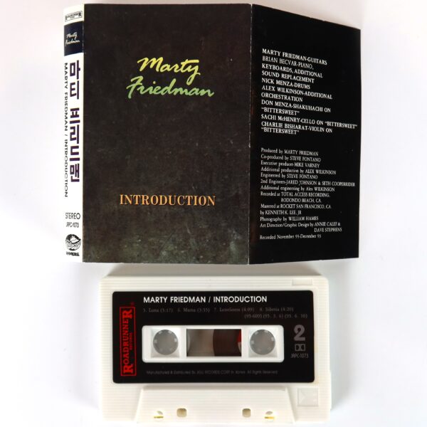 Marty Friedman - Introduction Album Korean Cassette Tape Korea