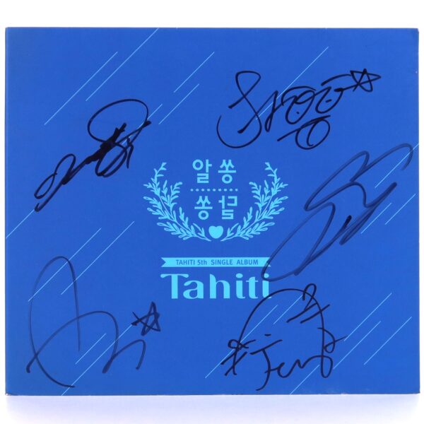 Tahiti - I Want To Know Your Mind 5th Single Album Signed CD Promo K-Pop 2016