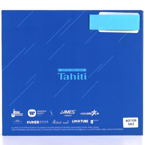 Tahiti - I Want To Know Your Mind 5th Single Album Signed CD Promo K-Pop 2016