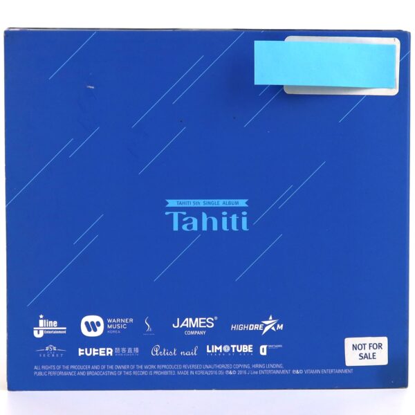 Tahiti - I Want To Know Your Mind 5th Single Album CD Promo K-Pop 2016