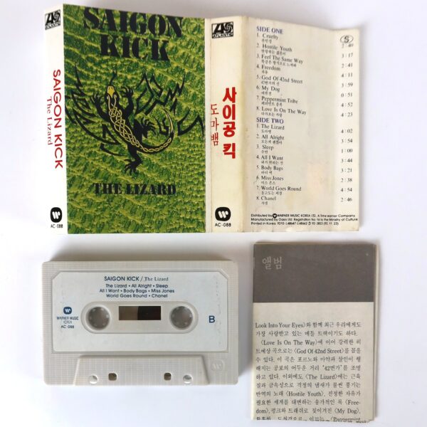 Saigon Kick - The Lizard Korean Album Cassette Tape Korea