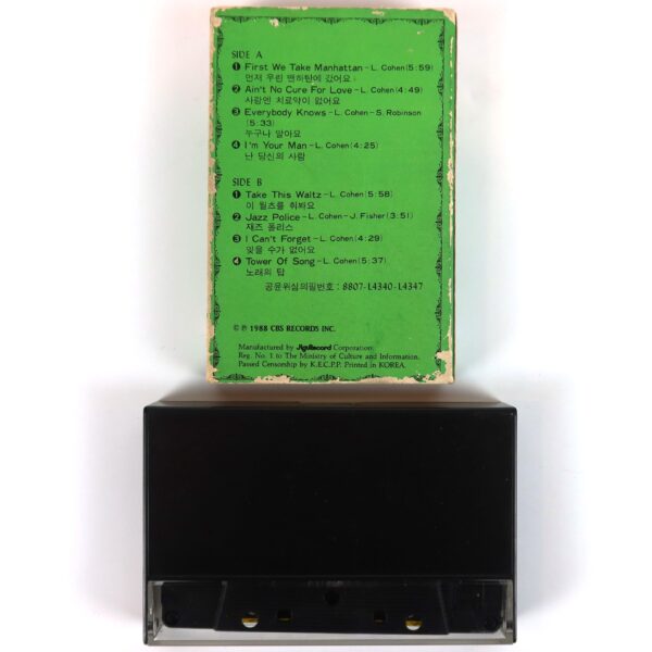 Leonard Cohen - I'm Your Man Korean Album Cassette Tape Korea