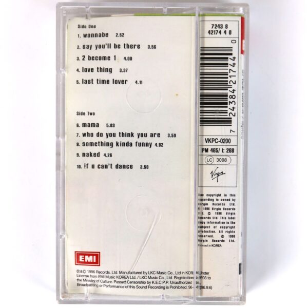 Spice Girls - Spice Album Korean Cassette Tape Korea
