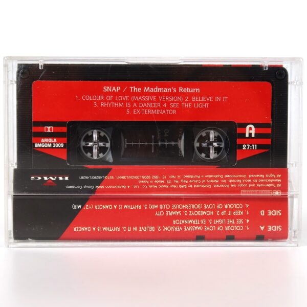Snap! - The Madman's Return Album Korean Cassette Tape Korea