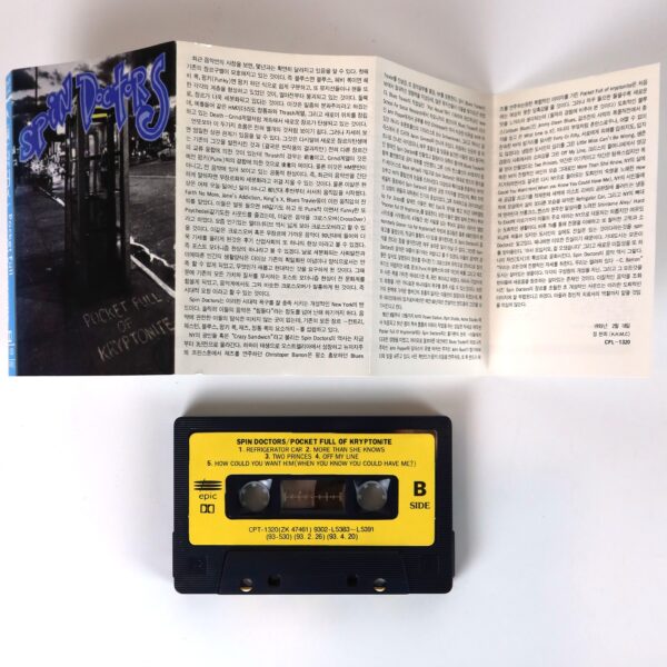 Spin Doctors - Pocket Full Of Kryptonite Album Korean Cassette Tape Korea