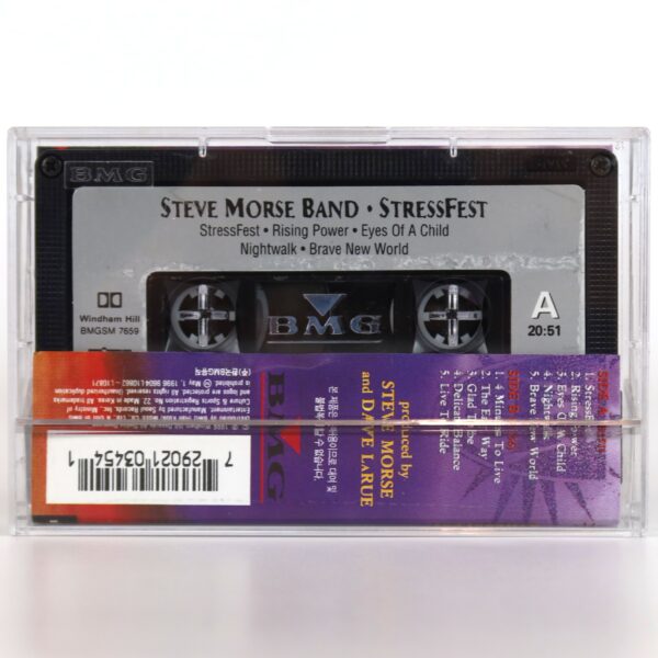 Steve Morse Band - Stressfest Album Korean Cassette Tape Korea