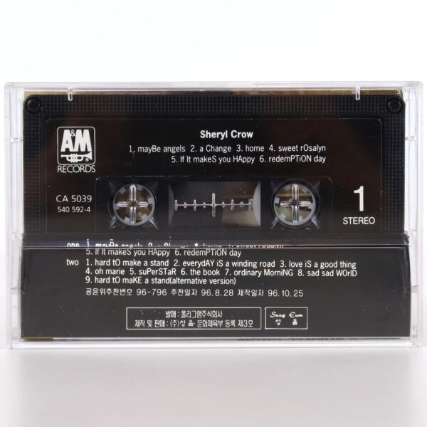 Sheryl Crow - Sheryl Crow Album Korean Cassette Tape Korea