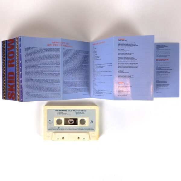 Skid Row - Subhuman Race Album Korean Cassette Tape Korea