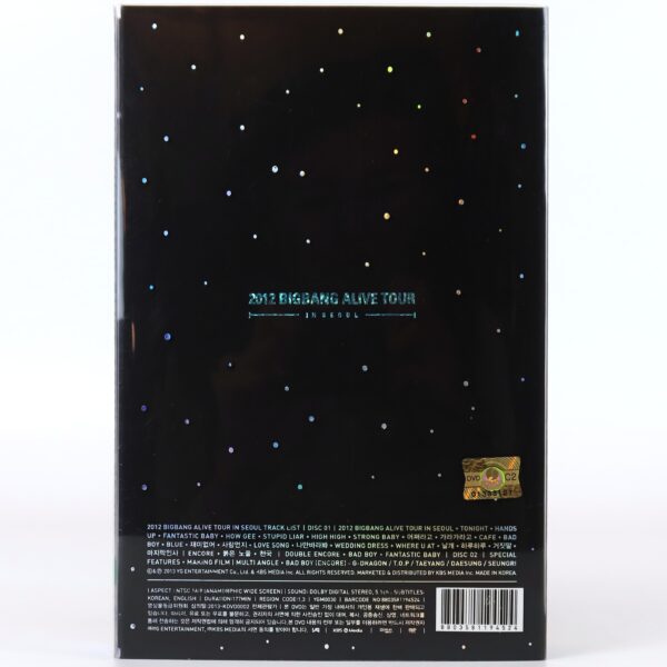 2012 Bigbang Alive Tour In Seoul DVD Photobook Set