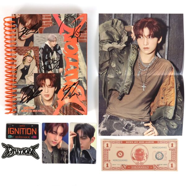 Nowz - Ignition 1st Mini Album Signed Autographed CD Promo 2025 [read]