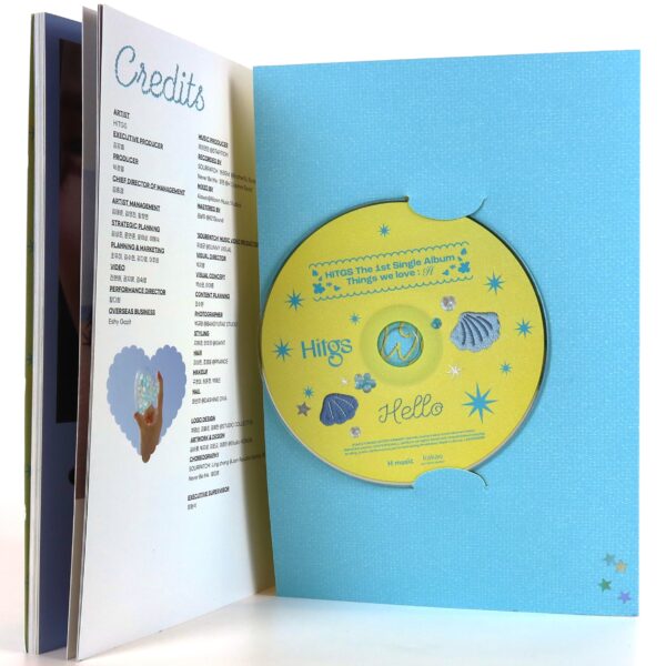 HITGS - Things We Love: H [Hello Ver.]1st Single Album Signed CD Promo 2025