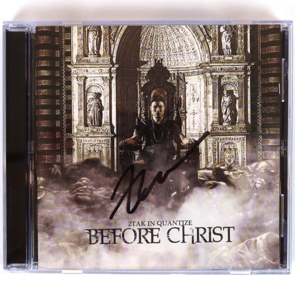 2Tak - In Quantize - Before Christ Album Signed CD K-Rap Korean Hip Hop 2013