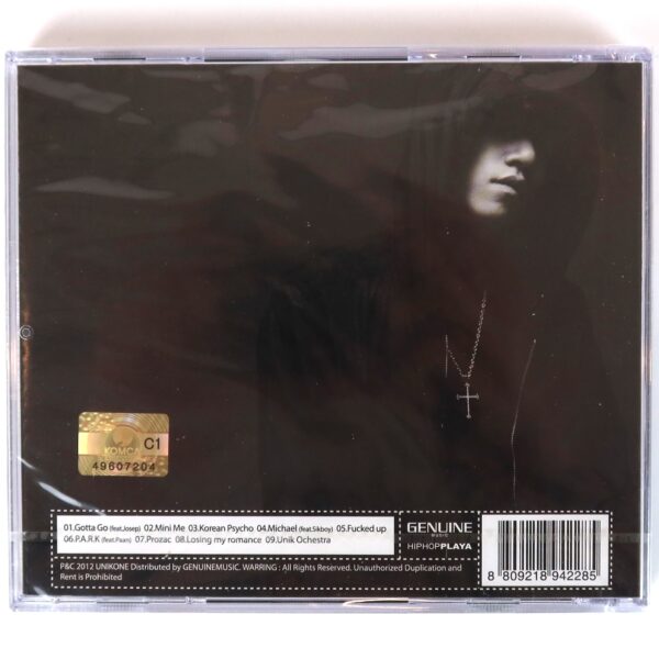 Unikone - Enjoy Prozac Album CD Signed Sealed K-Rap Korean Hip Hop 2012