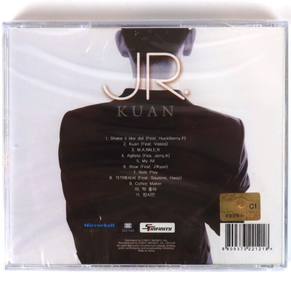 Kuan - Jr. Album CD Sealed K-Rap Korean Hip Hop 2013 Junior