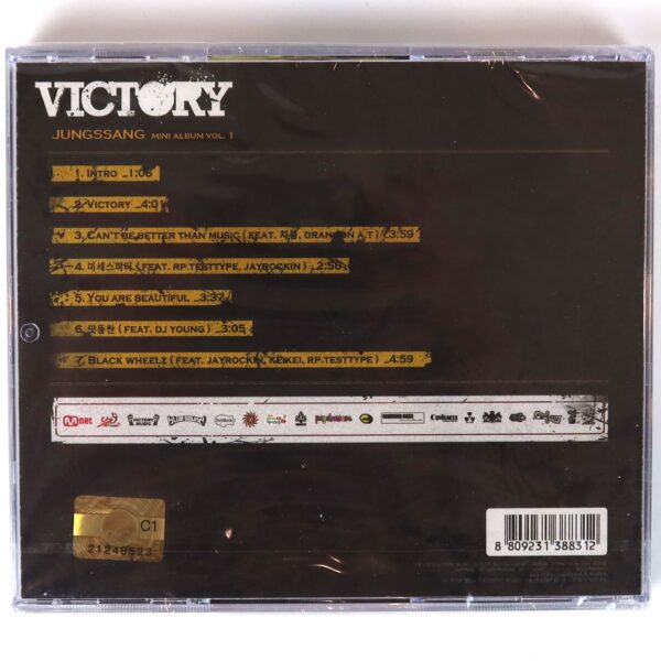 Jungssang - Victory 1st Mini Album CD Sealed K-Rap Korean Hip Hop 2010