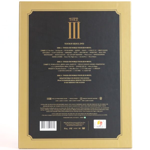 Twice - 4th World Tour In Seoul III DVD Set K-Pop 2022