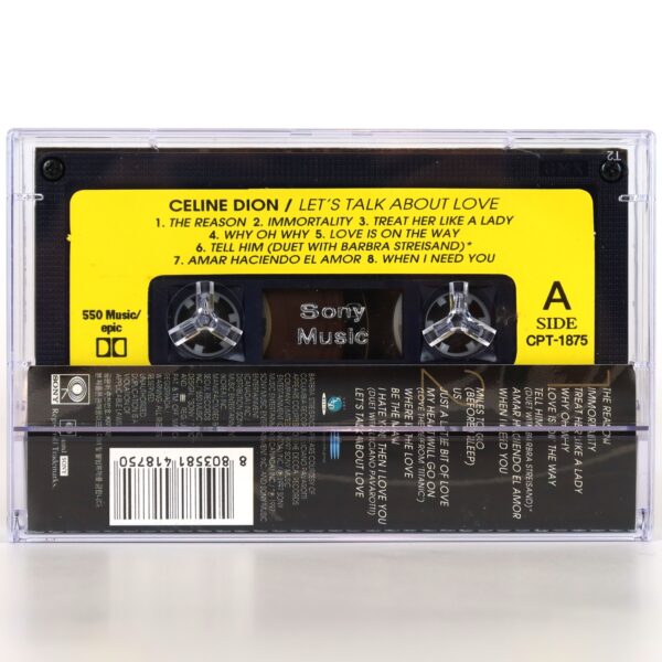 IMG_4625 Celine Dion - Let's Talk About Love Album Korean Cassette Tape Korea