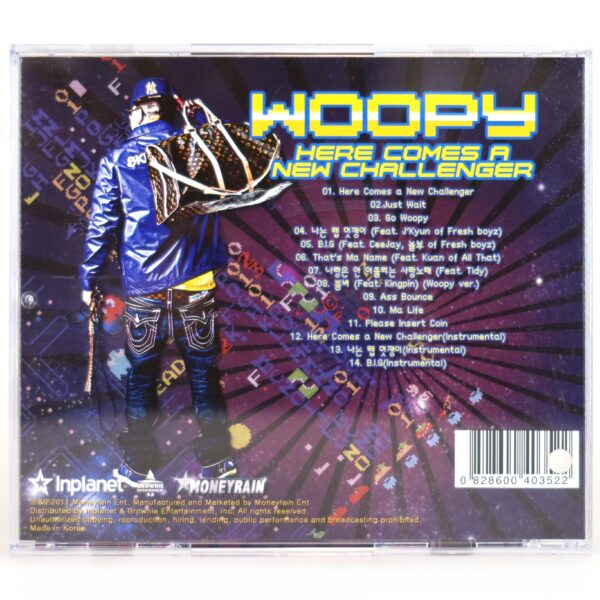 Woopy - Here Comes A New Challenger Album CD Korean Hip Hop K-Rap 2011