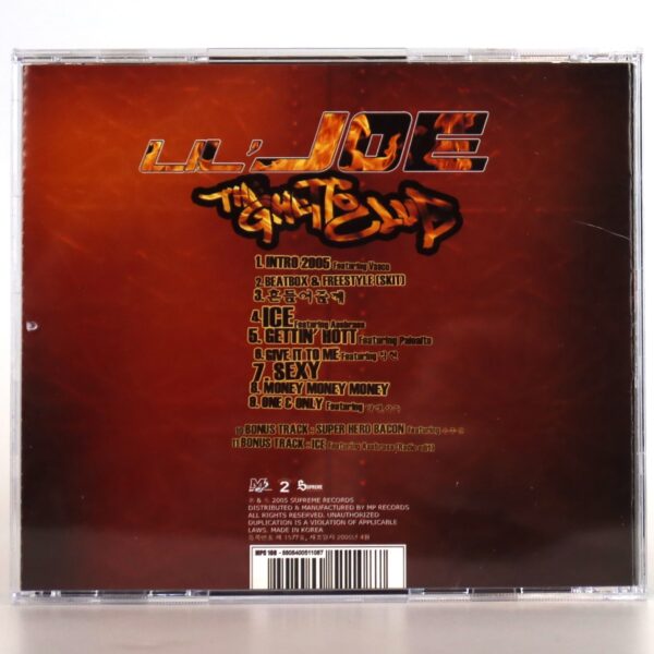 Lil' Joe - The Ghetto Club Album CD Korean Hip Hop K-Rap 2005