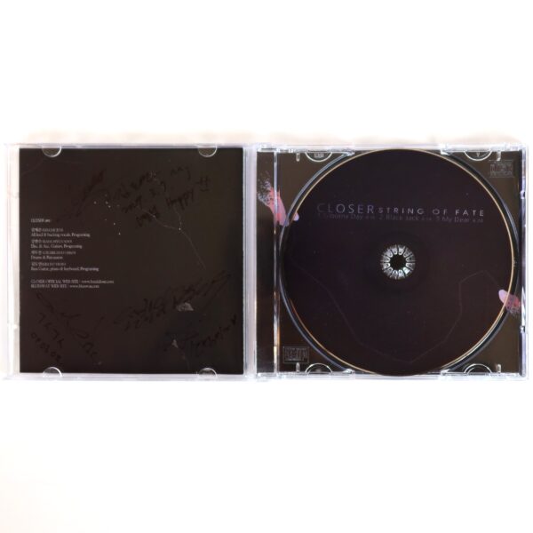 Closer - String Of Fate Album Signed CD K-Rock Metal 2009 Korea