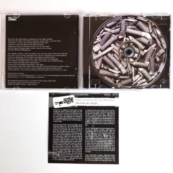Arctic Monkeys ‎– Whatever People Say I Am... Korean Album CD Korea