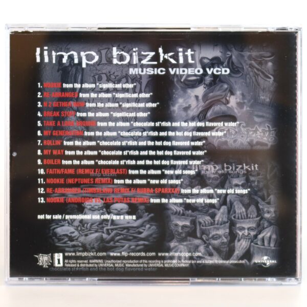Limp Bizkit - Music Video VCD Korean Promo Video CD Korea