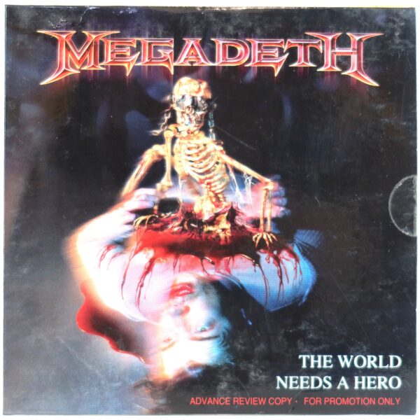 IMG_5263 Megadeth - The World Needs A Hero Korean Advance Review Copy Promo Album Korea