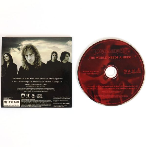 IMG_5266 Megadeth - The World Needs A Hero Korean Advance Review Copy Promo Album Korea
