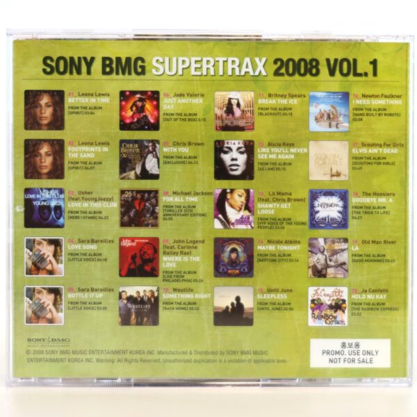 Leona Lewis Cover Sony BMG Supertrax 2008 Vol. 1 Sampler CD Korea Britney Spears