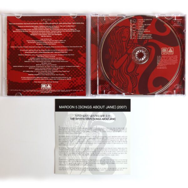 Maroon 5 - Songs About Jane Korean CD Album Korea