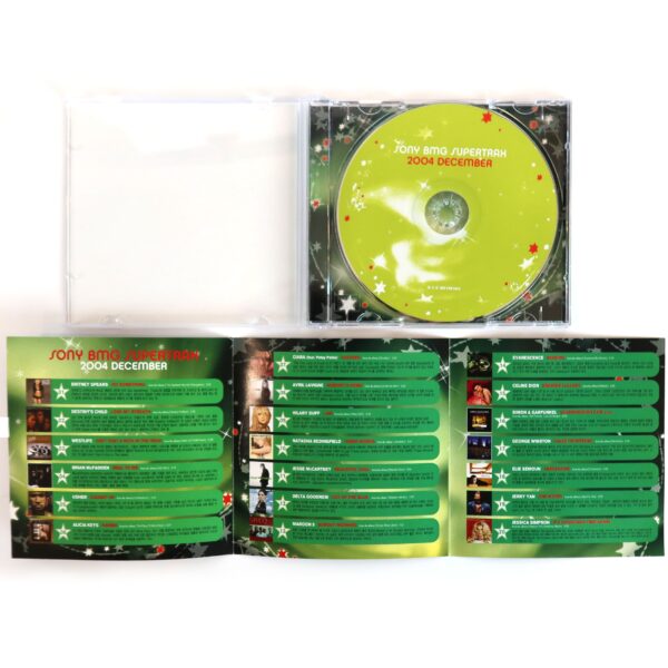 Britney Spears Cover Sony BMG Supertrax 2004 Sampler CD Korea Hilary Duff