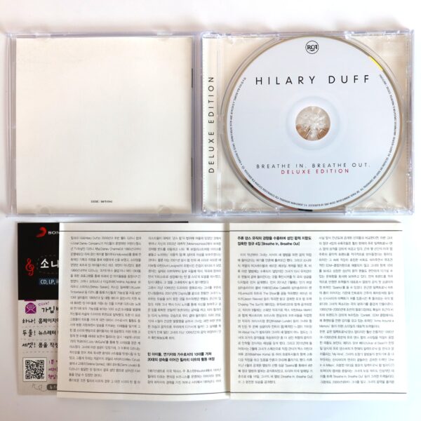 Hilary Duff - Breathe In. Breathe Out. Korean Deluxe Edition Album CD Korea