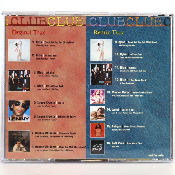 Kylie Minogue Cover EMI Club Promotional Sampler CD Korea Mariah Carey Janet