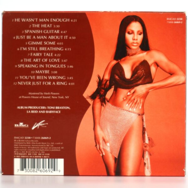 Toni Braxton - The Heat Korean Album CD + VCD Video CD Set Korea