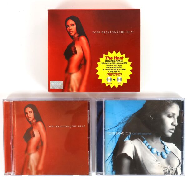 Toni Braxton - The Heat Korean Album CD + VCD Video CD Set Korea
