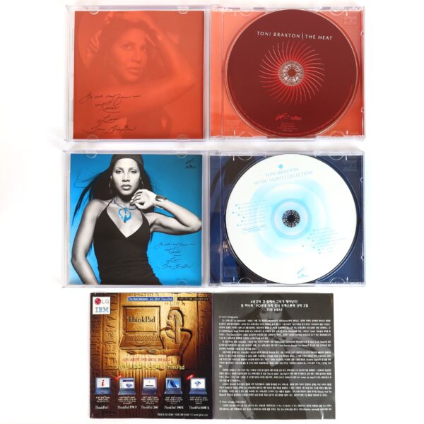 Toni Braxton - The Heat Korean Album CD + VCD Video CD Set Korea