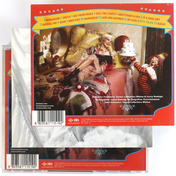 Britney Spears - Circus Korean Album CD + Lyric Booklet Korea