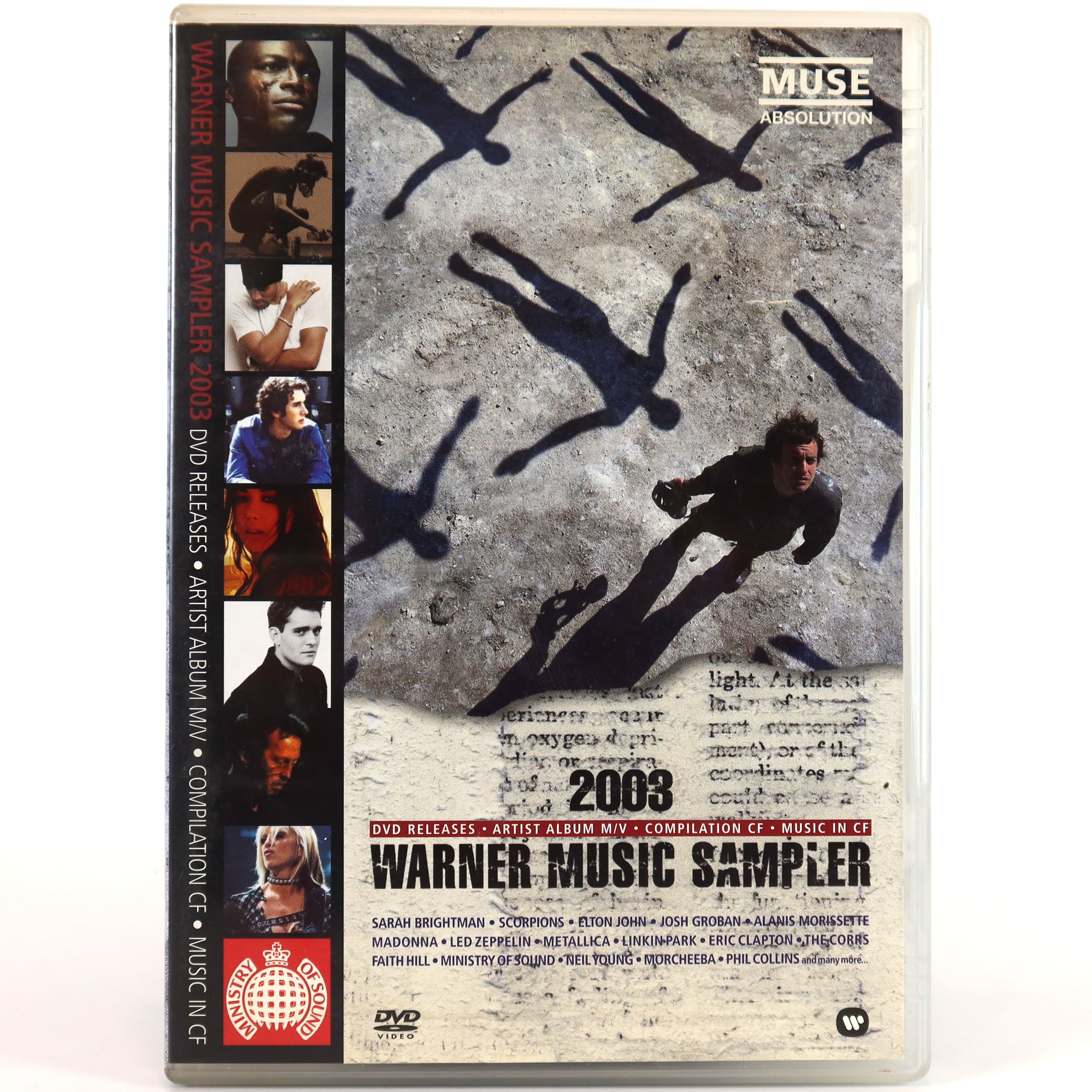 Muse Cover 2003 Warner Music Sampler DVD [NTSC] Korea Metallica Madonna ...