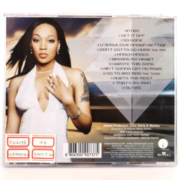 Monica - After The Storm Korean Album CD Korea [read]