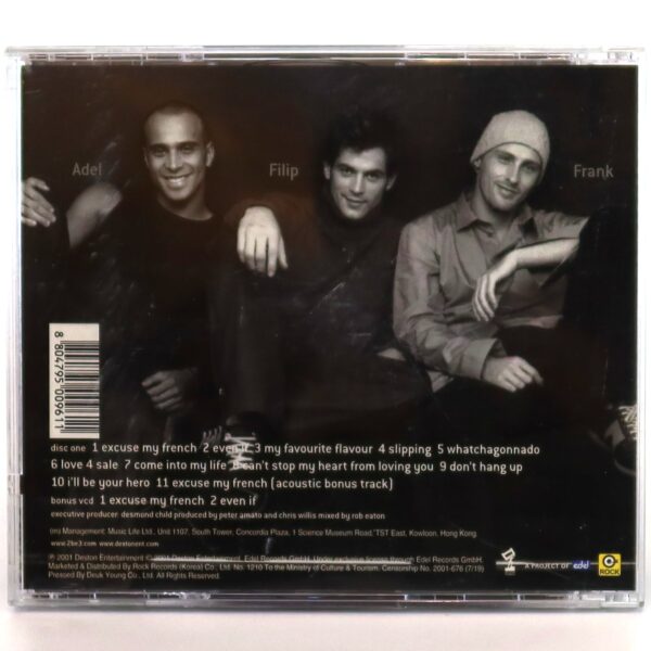 2be³ - Excuse My French Korean Album CD + VCD Korea 2be3 [read]