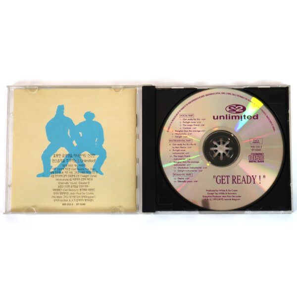 2 Unlimited - Get Ready! Korean Album CD Korea