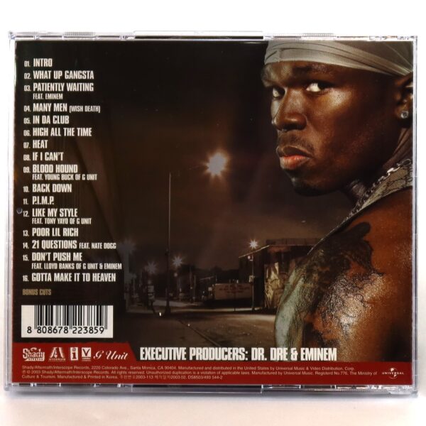 50 Cent - Get Rich Or Die Tryin' Korean Album CD Korea