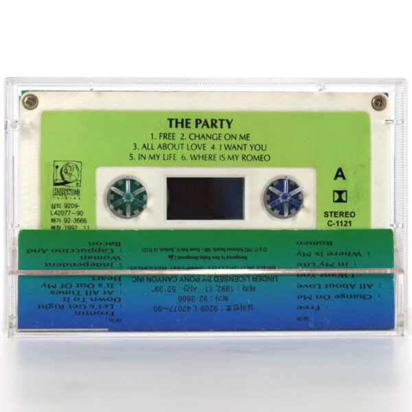 The Party - Free Album Korean Cassette Tape Korea