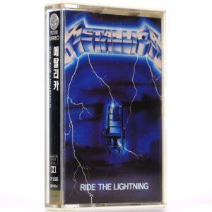 Metallica - Ride The Lightning Album Korean Cassette Tape Korea