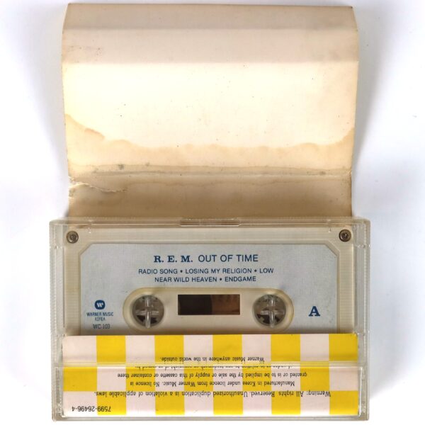 R.E.M. - Out Of Time Album Korean Cassette Tape Korea
