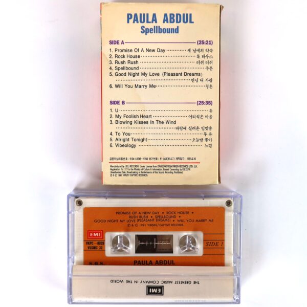 IMG_5924 Paula Abdul - Spellbound Album Korean Cassette Album Korea