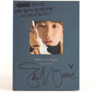 Eric Nam - Before We Begin Signed Autographed Album CD Promo K-Pop 2019